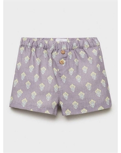 Детские хлопковые шорты Zarauz с цветочным принтом, Light Pastel Purple Mango