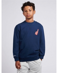 Детский хлопковый свитшот с принтом, Nb Navy New balance