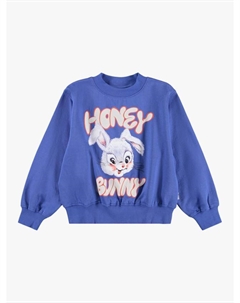 Детский свитшот Marge из хлопка с круглым вырезом, Violet Blue Molo