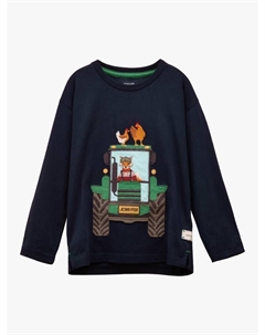 Детская хлопковая кофта с длинными рукавами, Fox Tractor Joules
