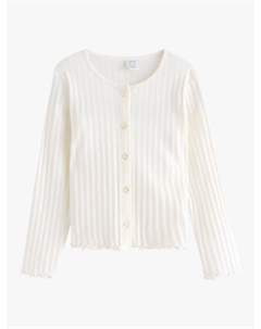 Детский кардиган из текстурированного хлопка, Light Dusty White Lindex