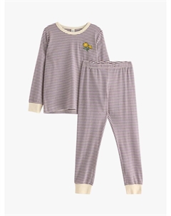 Детский пижамный комплект с цветочным принтом, Light Dusty Lilac Lindex