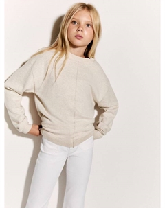 Детский свитшот Pip Cotton, Light Beige Mango