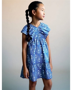 Детское платье Lidia Abstract, Medium Blue Mango