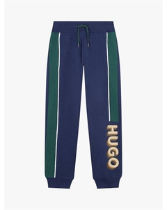 Детские худи HUGO с флисовой подкладкой, Navy/Green Hugo boss