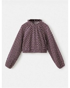 Детская блузка Margoset из хлопка с длинными рукавами, Dark Red Mango