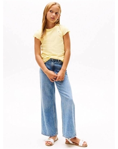 Детская футболка с коротким рукавом и рюшами, Citronella Tommy hilfiger