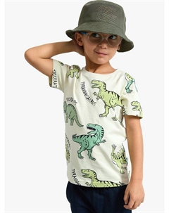 Детская футболка с принтом динозавра, Light Dusty Green Lindex