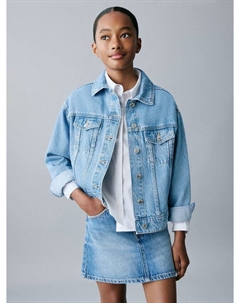 Детская куртка деним Alice Relaxed, Open Blue Mango