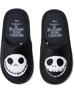 Тапочки  Jack Skellington Slipper, Black Josmo