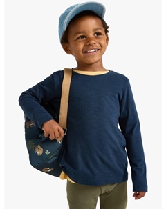 Детская хлопковая футболка с длинными рукавами, Dark Blue Lindex