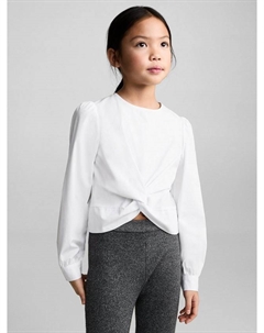 Детская хлопковая рубашка Mandy, White Mango