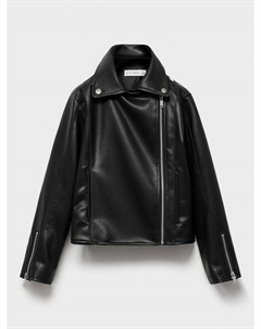 Детская куртка Galia в стиле байкер, Black Mango