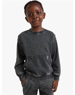 Детский хлопковый свитшот расслабленного кроя, Black Lindex