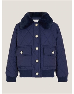 Детская стёганая куртка-бомбер, Navy Monsoon