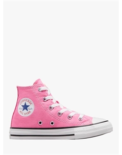 Детские кроссовки Chuck Taylor All Star Lace Up Hi-Top, Pink Converse