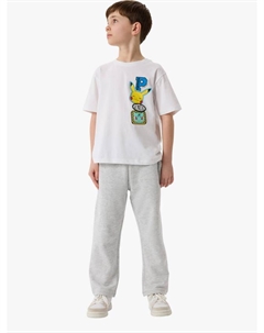 Детская хлопковая футболка с коротким рукавом Pokémon, Bright White Name it