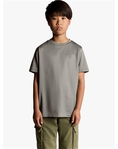 Детская однотонная футболка, Grey Lyle & scott
