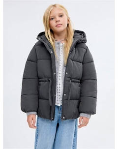 Детская утепленная куртка Olivia, Charcoal Mango