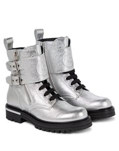 Кожаные армейские ботинки, 925-Argento Balmain kids