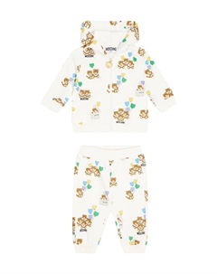 Детский хлопковый комплект худи и спортивные штаны, 83437 - Cloud Toy Balloons Moschino kids