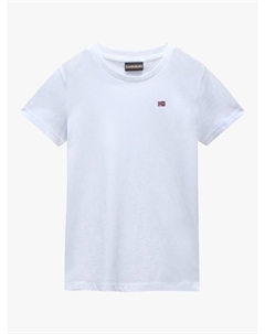 Детская футболка Salis из хлопка, White Napapijri