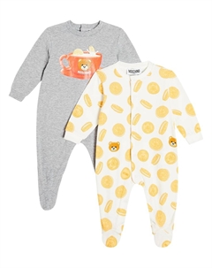 Детский набор из 2 боди с логотипом, 83512 - Cloud Toy Cookies Moschino kids