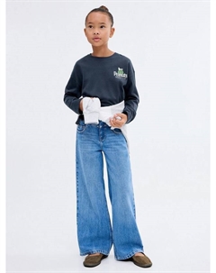 Детская футболка с длинным рукавом Snoopy, Navy Mango