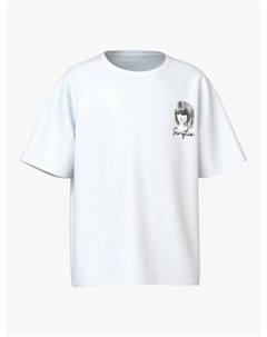 Детская футболка Celebrity Icon из хлопкового микса, Bright White Name it