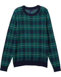Свитер  Plaid Crewneck Sweater, Multicolor Janie and jack