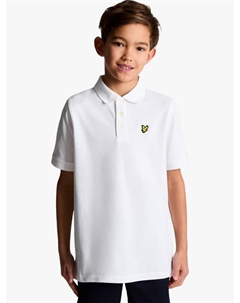 Детская хлопковая поло, White Lyle & scott