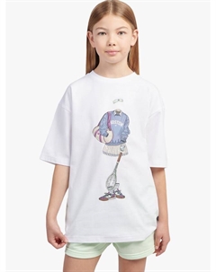 Детский теннисный комплект футболка, Bright White New balance