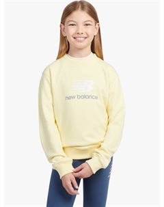 Детский худи с логотипом из французского футера, Parchment New balance