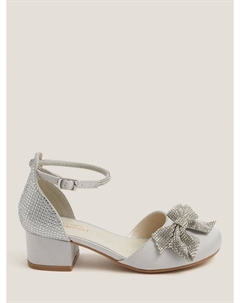Детские туфли на квадратном каблуке, Silver Monsoon