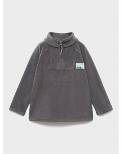 Детская флисовая толстовка с молнией, Dark Grey Mango