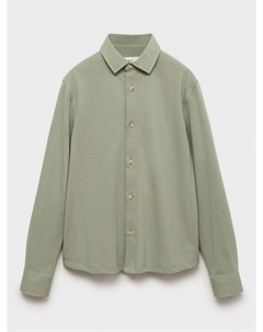 Детская футболка Fran Cotton с длинными рукавами, Green Mango