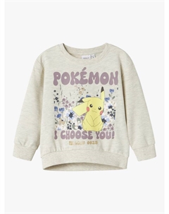 Детская толстовка Pokémon из хлопковой смеси, Peyote Melange Name it