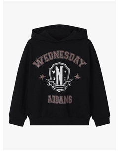 Детская толстовка Wednesday Addams из хлопковой смеси, Black Name it