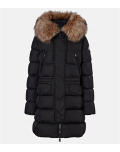 Афроти пуховик с капюшоном и отделкой из овчины, 99M Moncler