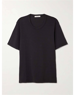 Футболка из органического хлопкового джерси, черный Lemaire
