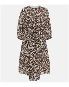 Хлопковое мини-платье Brunello cucinelli