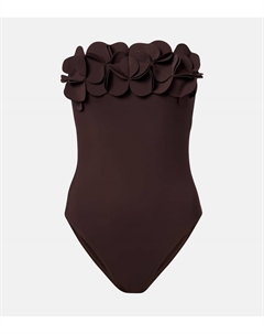 Купальник Tess с цветочными аппликациями, Chocolate Karla colletto