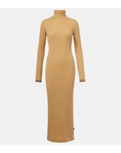 Платье-макси Mireille с ребристым узором, Caramello Goldbergh