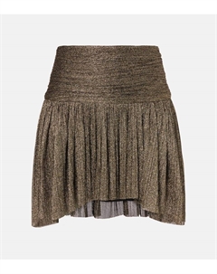 Асимметричная юбка-мини Eloise с декоративными элементами, Gold Isabel marant