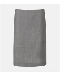 Шерстяная юбка-карандаш luna, Grey Calvin klein collection