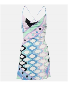 Мини-платье Vivara, Celeste/Bianco Pucci