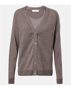 Свободный кардиган из кашемира, Faded Brown The row