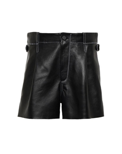 Кожаные шорты Sakib, Black The mannei