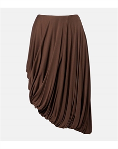 Драпированная миди-юбка, Coffee Loewe