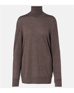 Свитер водолазка Lizzy из кашемира, Faded Brown The row